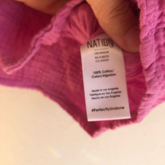 NATION LTD lyric easy peasant top in prom date size small - Picture 8 of 9